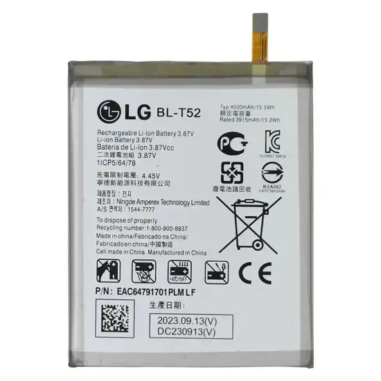 Premium Original Battery For LG Wing (BL-T52) 4000mAh.