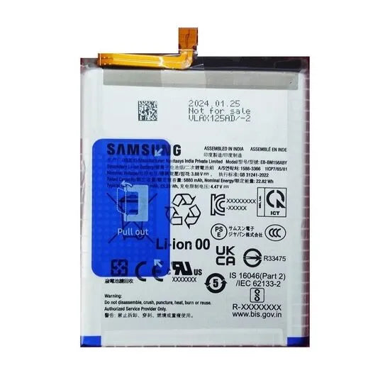 100% care original battery for Samsung M15 5G (EB-BM156ABY)