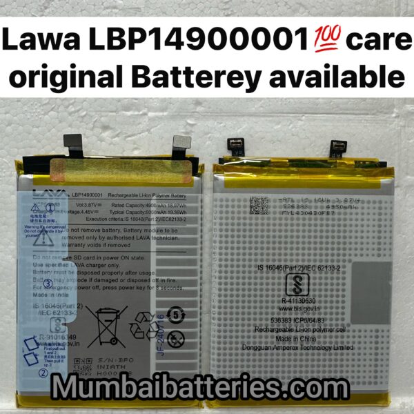Original Lava Agni 3 5G Battery LBP14900001 - 5000mAh