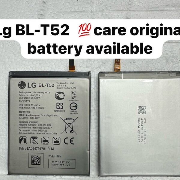 Original LG BL-T52 Battery For LG Wing 5G Mobile – 4000mAh