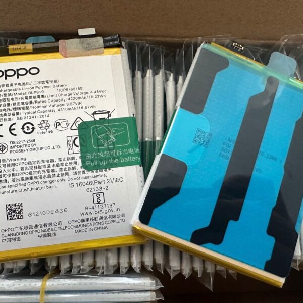 Premium Quality Battery For Oppo F19 Pro+ 5G, Reno 5 4G, Reno 6 4G, and Reno 6Z 5G  (BLP819) 4310mAh